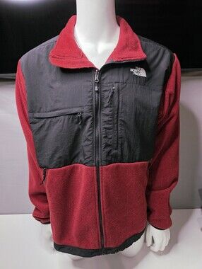 The North Face Vintage Rare Denali Men’s Red and Black Fleece Jacket Size XL